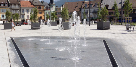 Aménagement de la Place de l’Hotel de Ville de Bonneville par GeoProcess
