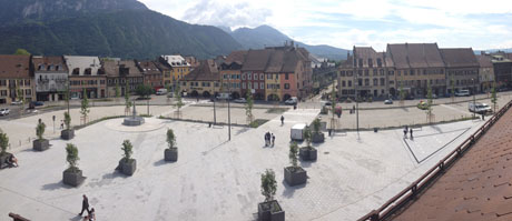 Aménagement de la Place de l’Hotel de Ville de Bonneville par GeoProcess