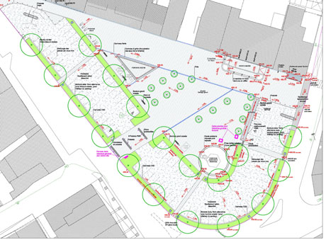 Aménagement de la Place de l’Hotel de Ville de Bonneville par GeoProcess