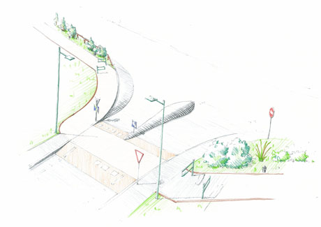 Aménagement d’une piste multifonctionnelle – Route de Corly Vétraz Monthoux par GeoProcess
