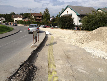 Aménagement d’une piste multifonctionnelle – Route de Corly Vétraz Monthoux par GeoProcess