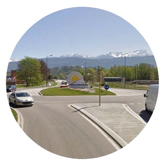 rond point de Montmélian